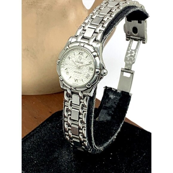 Concord Women\'s Watch Saratoga 14.36.275 Swiss Quartz Silver Steel Petit…